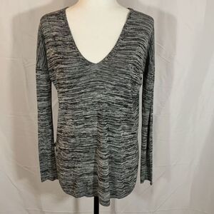 Babaton Grey & Black Long Sleeve Top